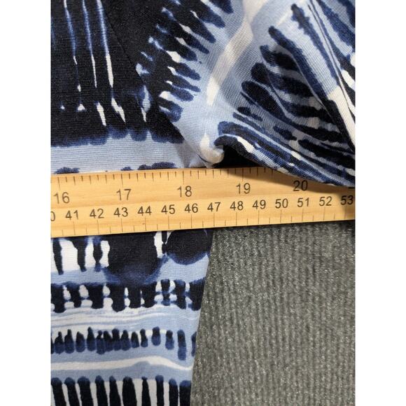 Snoskins Top Womens Medium Abstract Tee Layer T-Shirt Athletic Active Stretchy - Picture 8 of 10